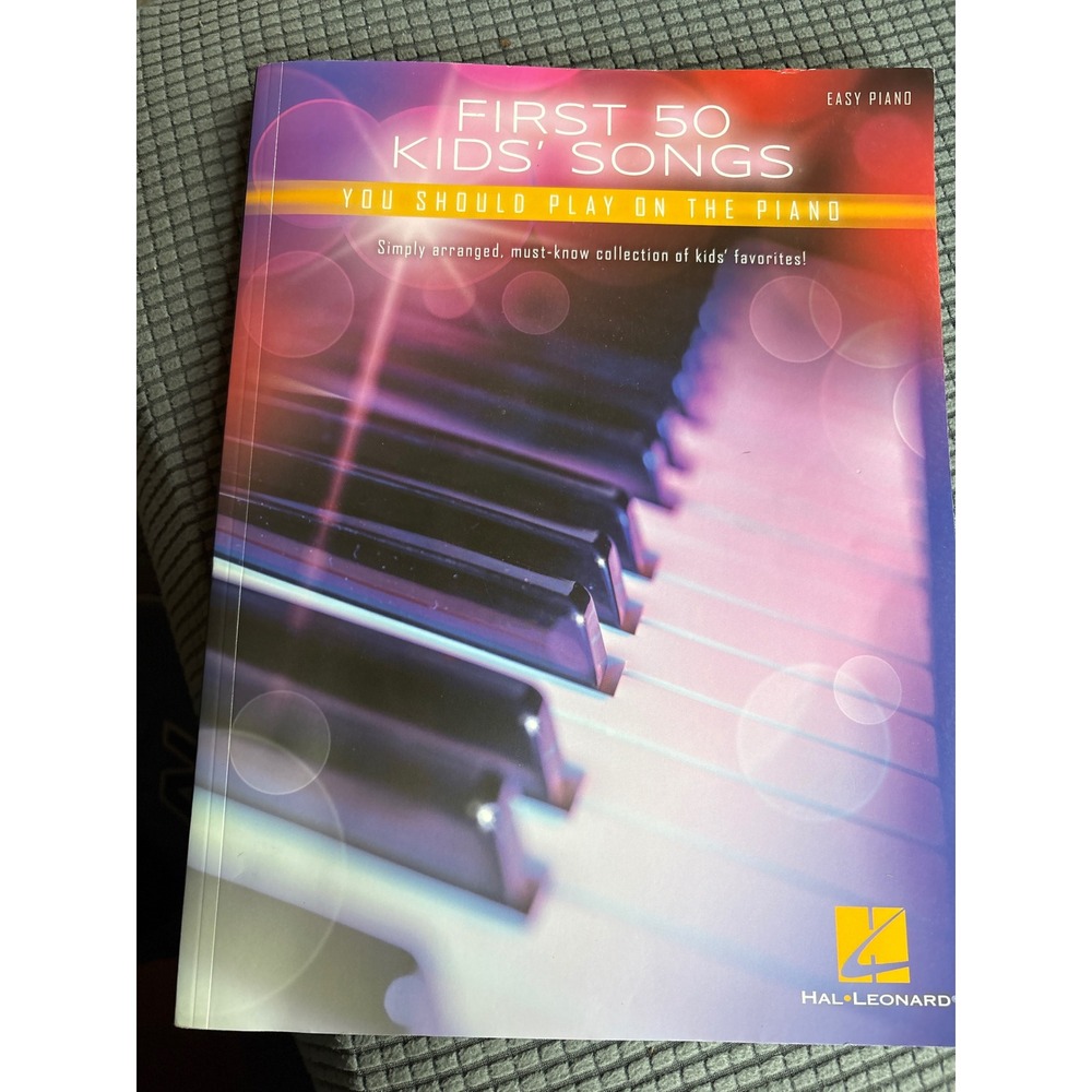 Hal Leonard First 50 Kids‎ Songs You Should Play On The Piano Sheet Music Book
